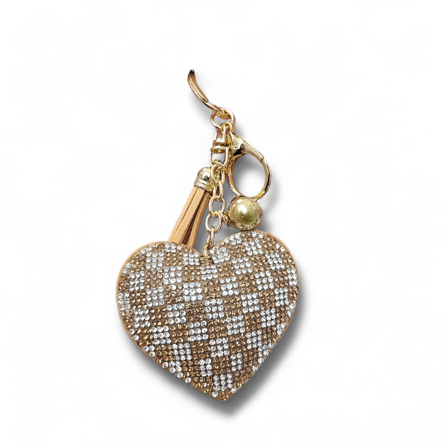 Grid heart Keychain