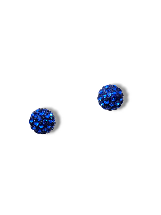 Small Blue ceramic studs