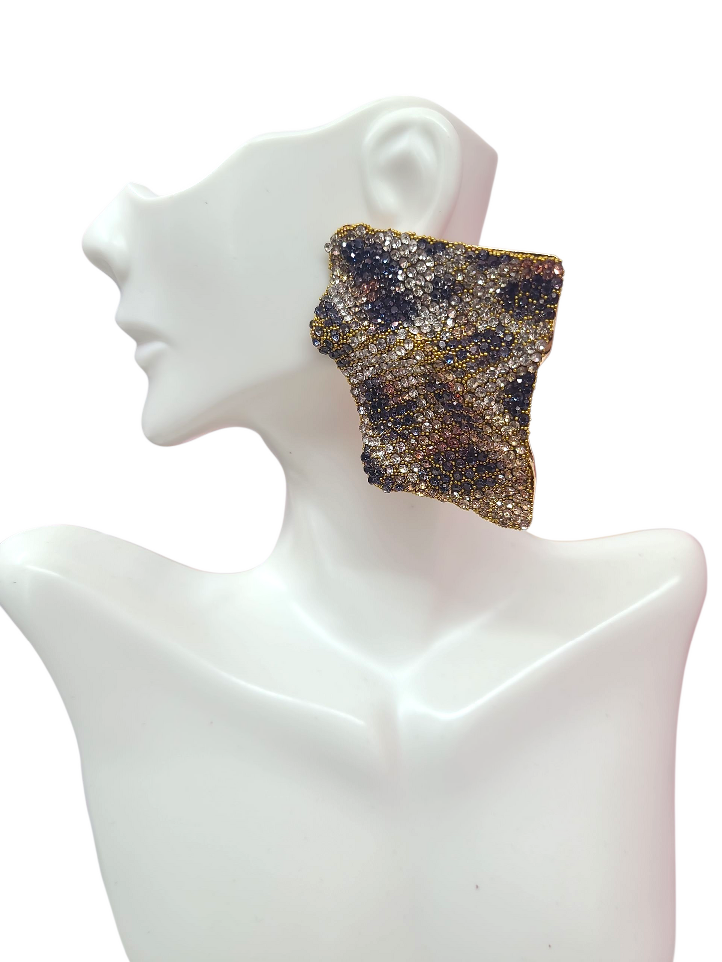 Cheetah Evening Earrings