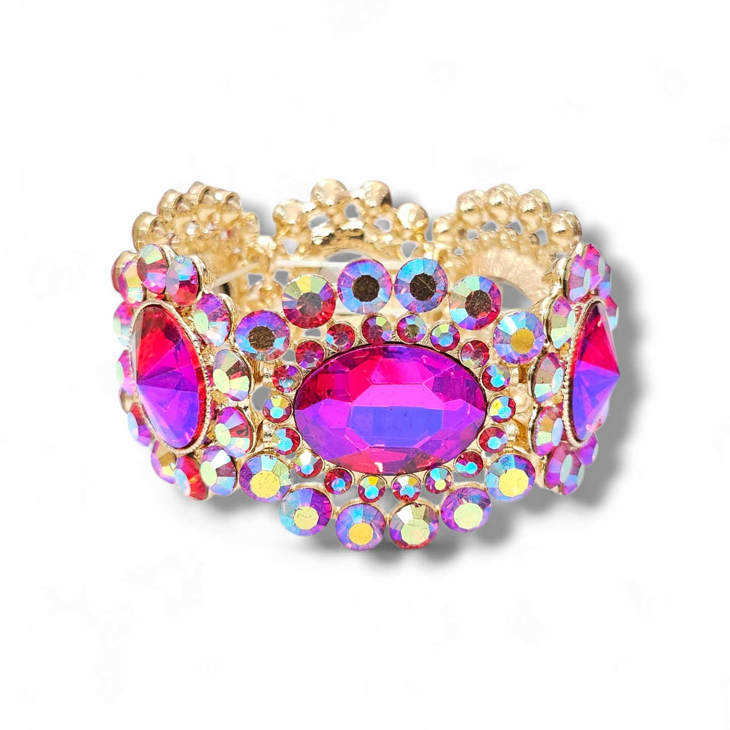 Statement Hot pink Bracelet