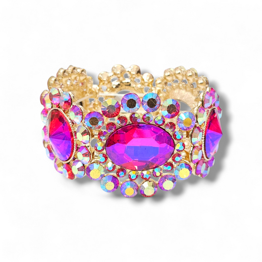Statement Hot pink Bracelet