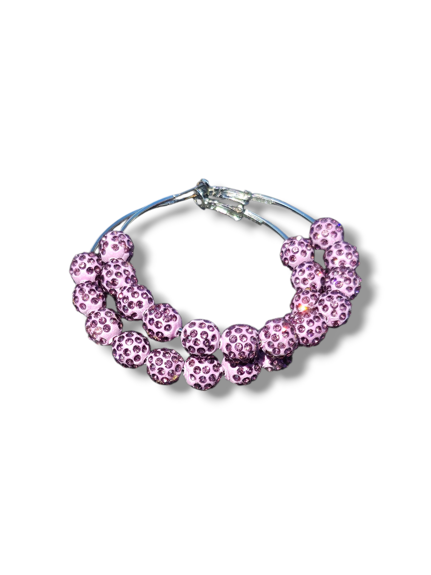 Light Purple Ceramic hoops