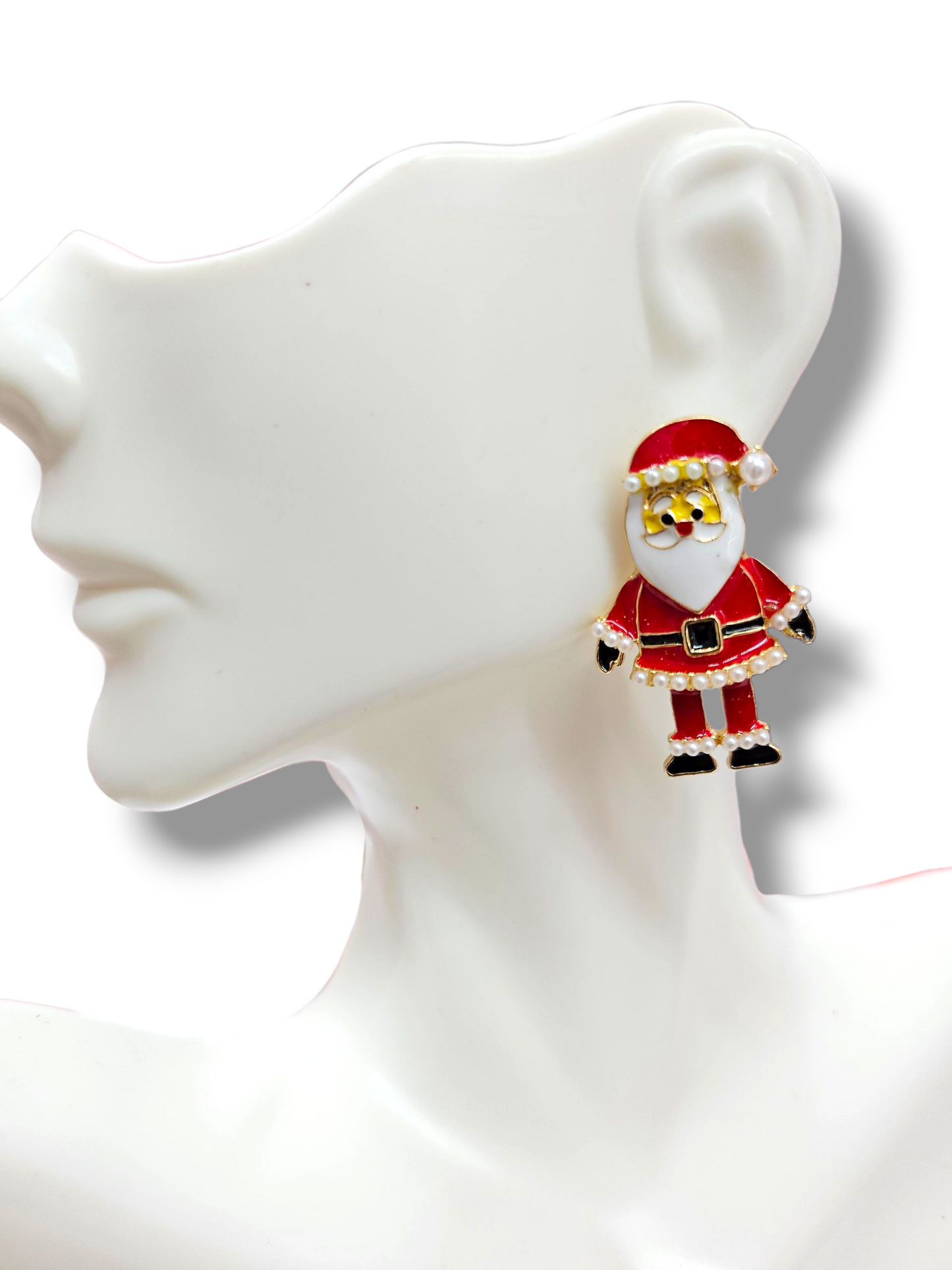 Santa stud earrings