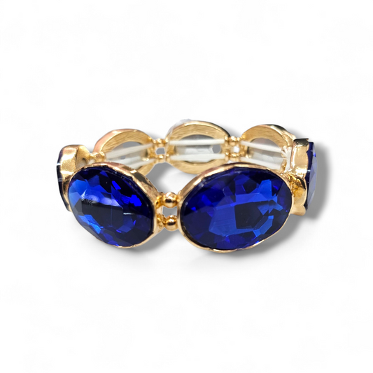 Royal Blue Gold Bracelet