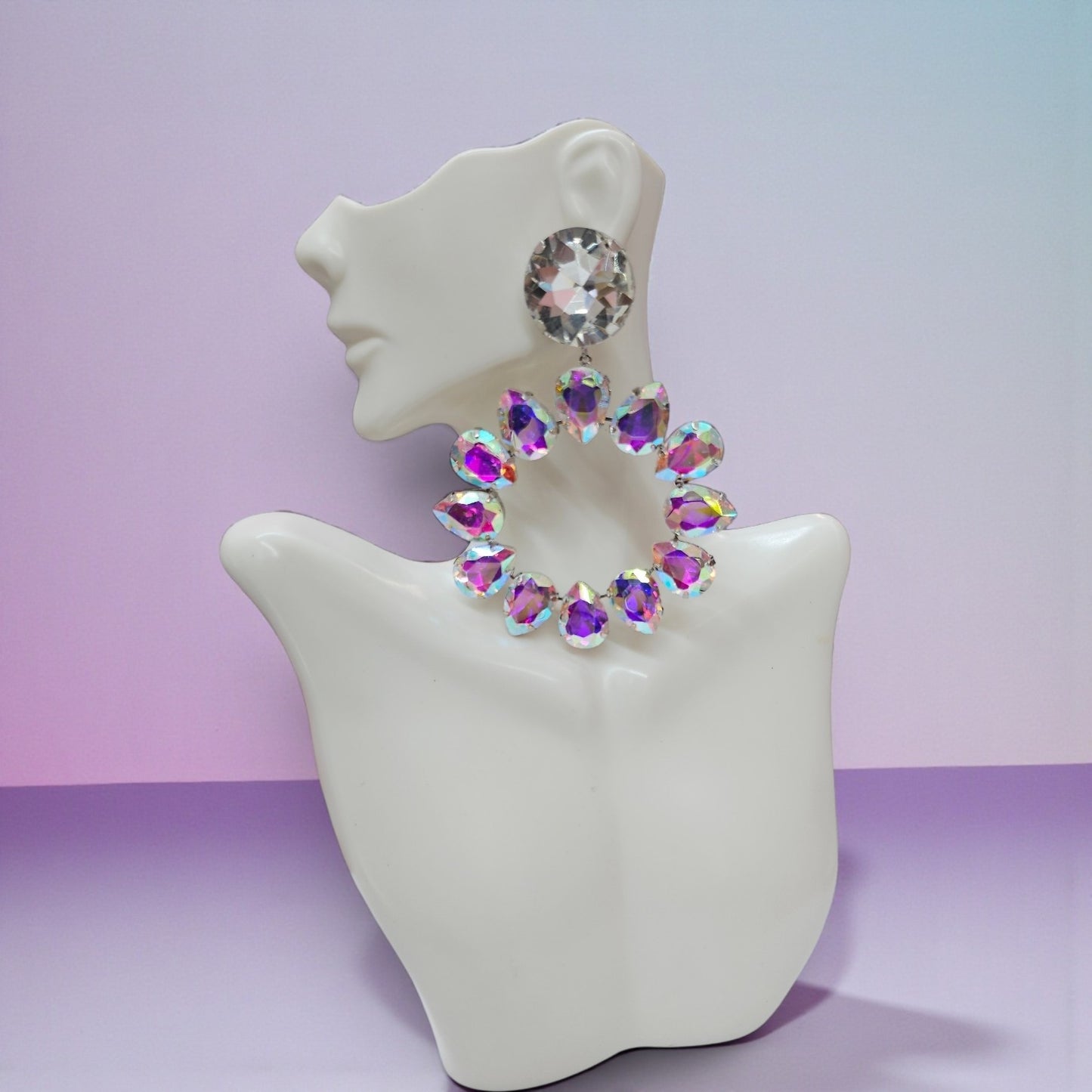 Statement AB earrings