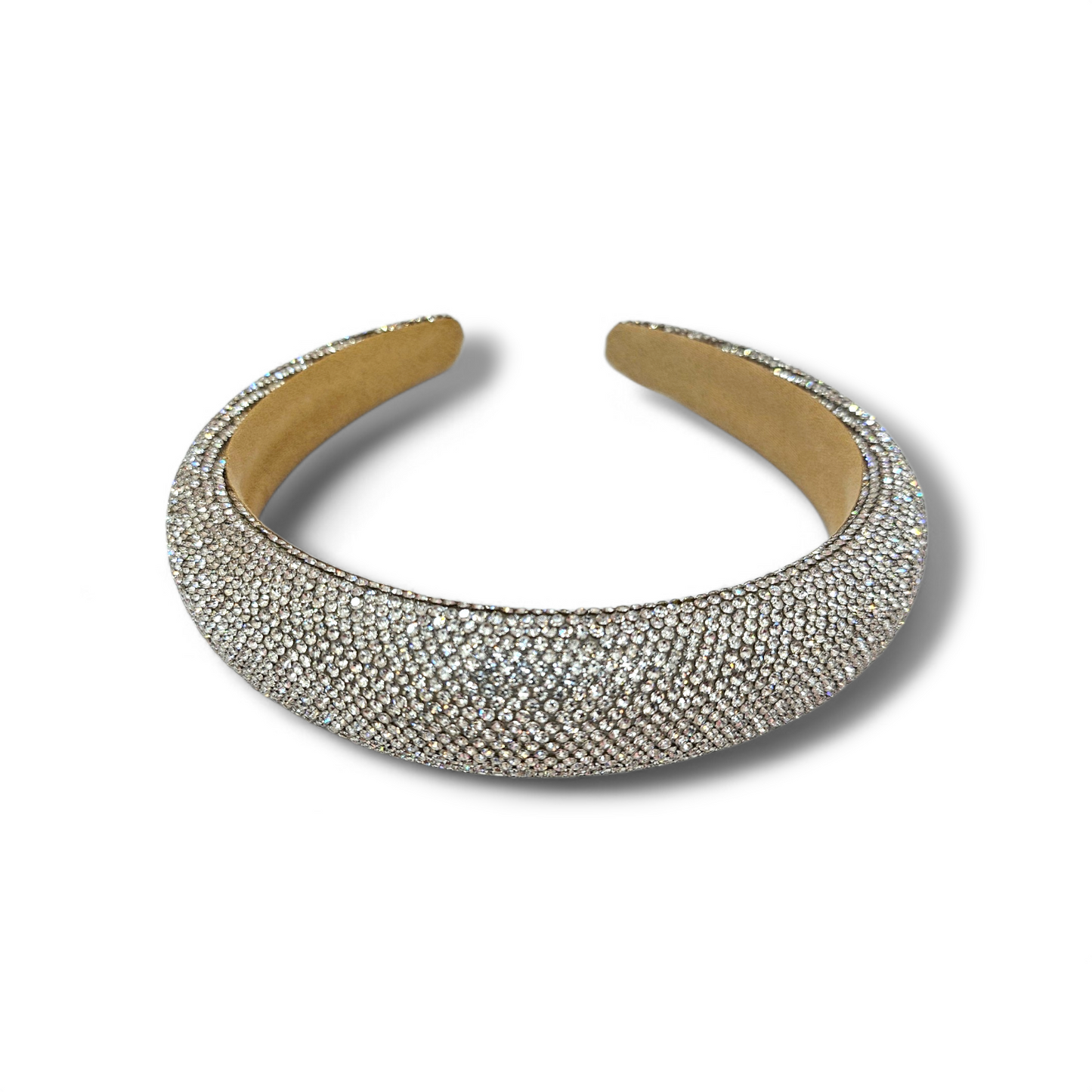 White Rhinestone headband