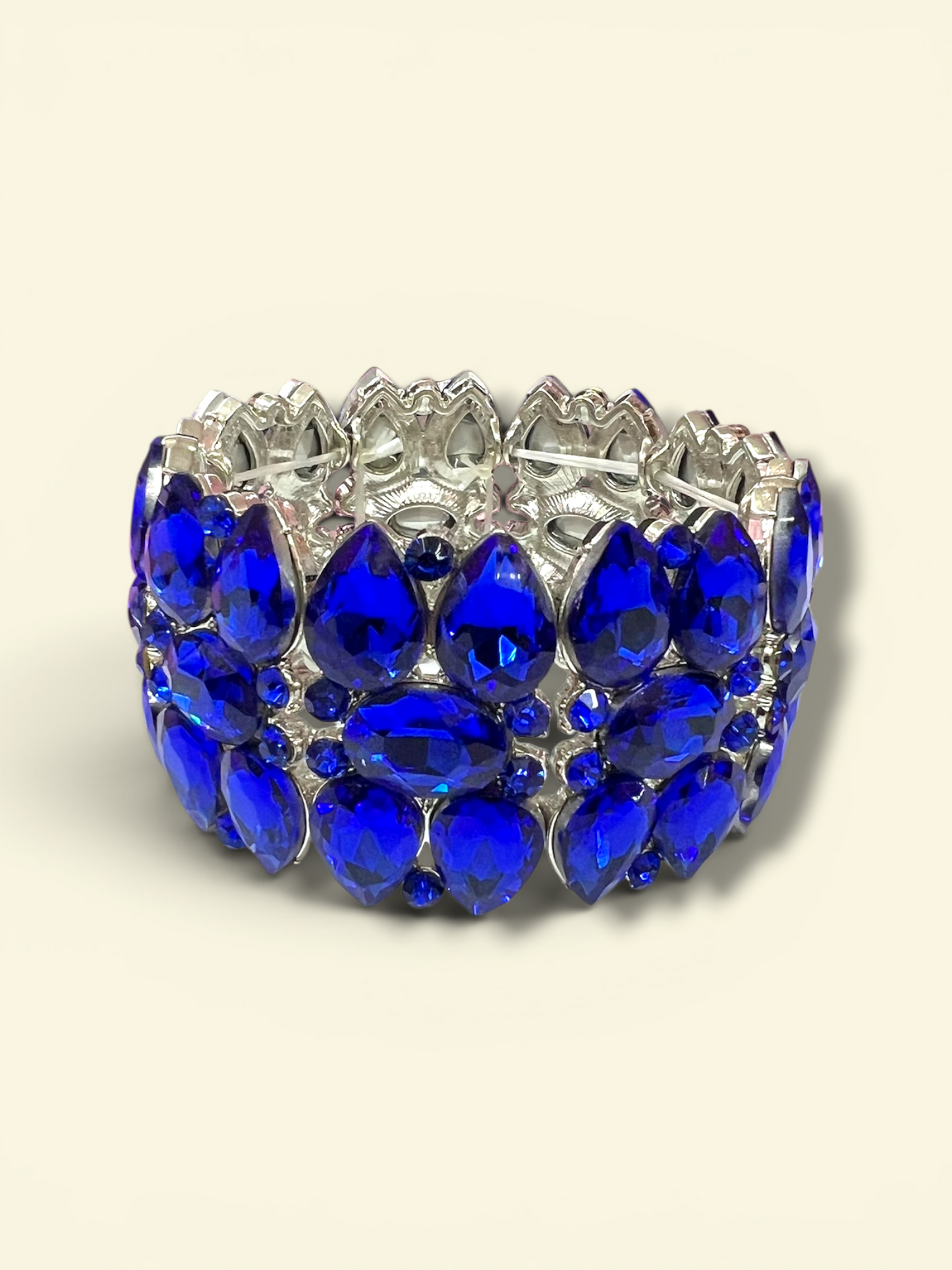 Royal blue statment bracelet