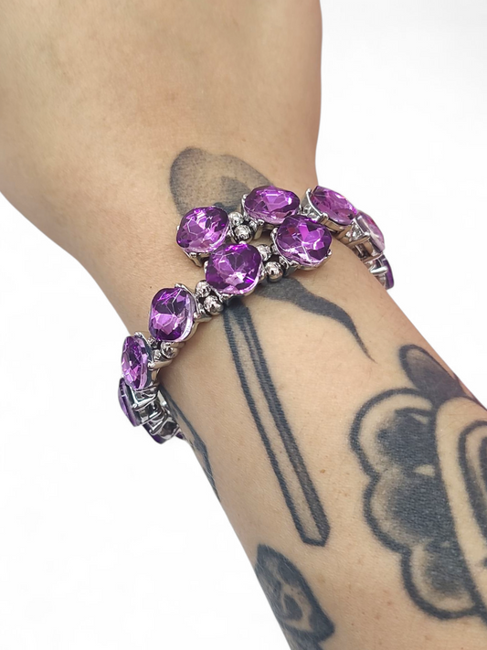 Purple Cuff Bracelet