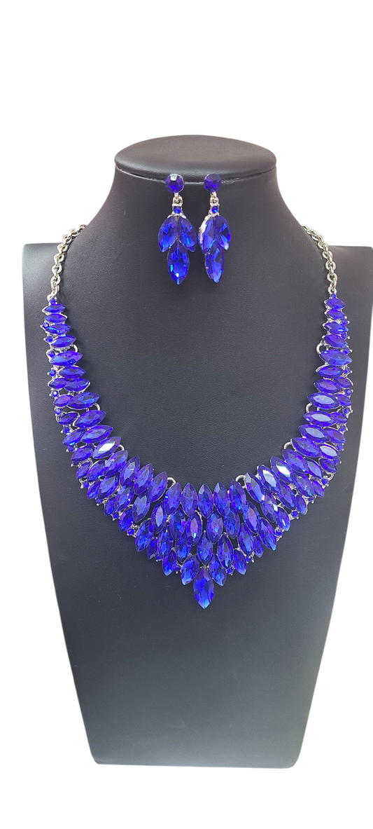 Blue Teardrop necklace