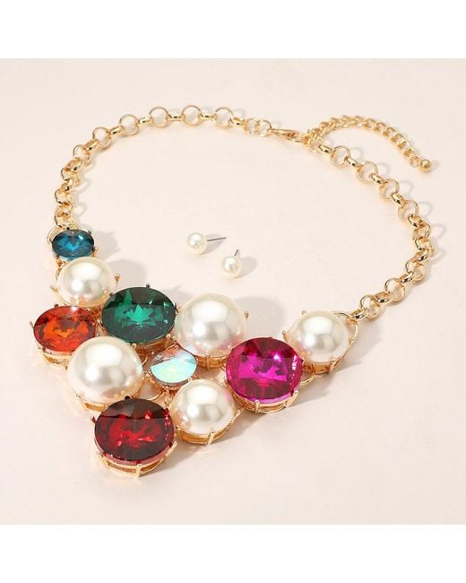 Chunky multi necklace