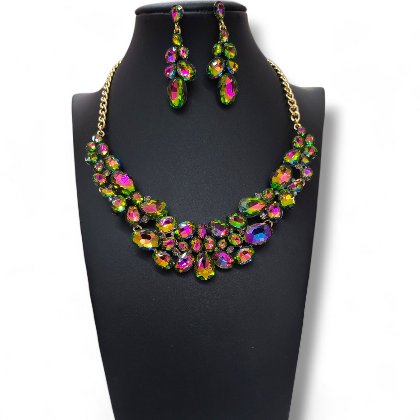 Oilslick necklace
