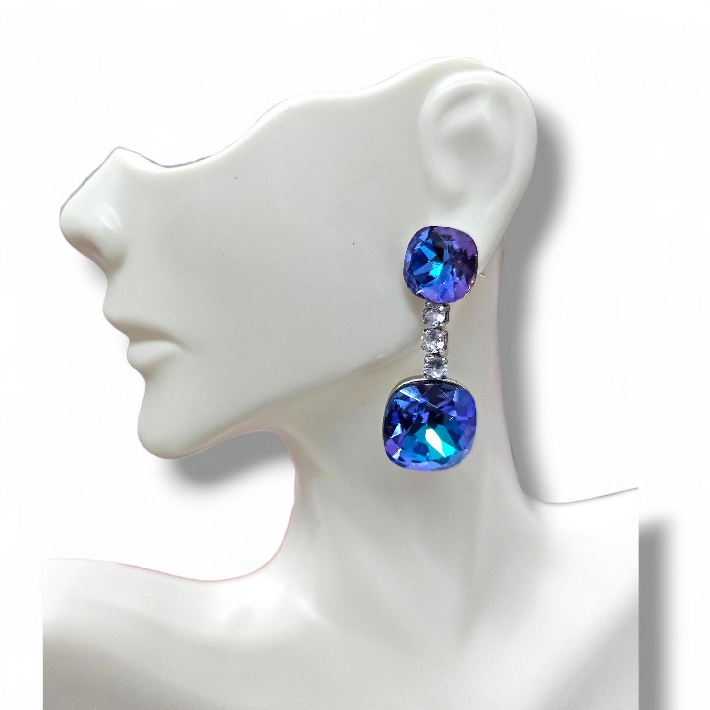 Mermaid Zirconia Drop Earrings