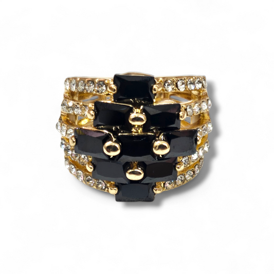 Black Zirconia Ring