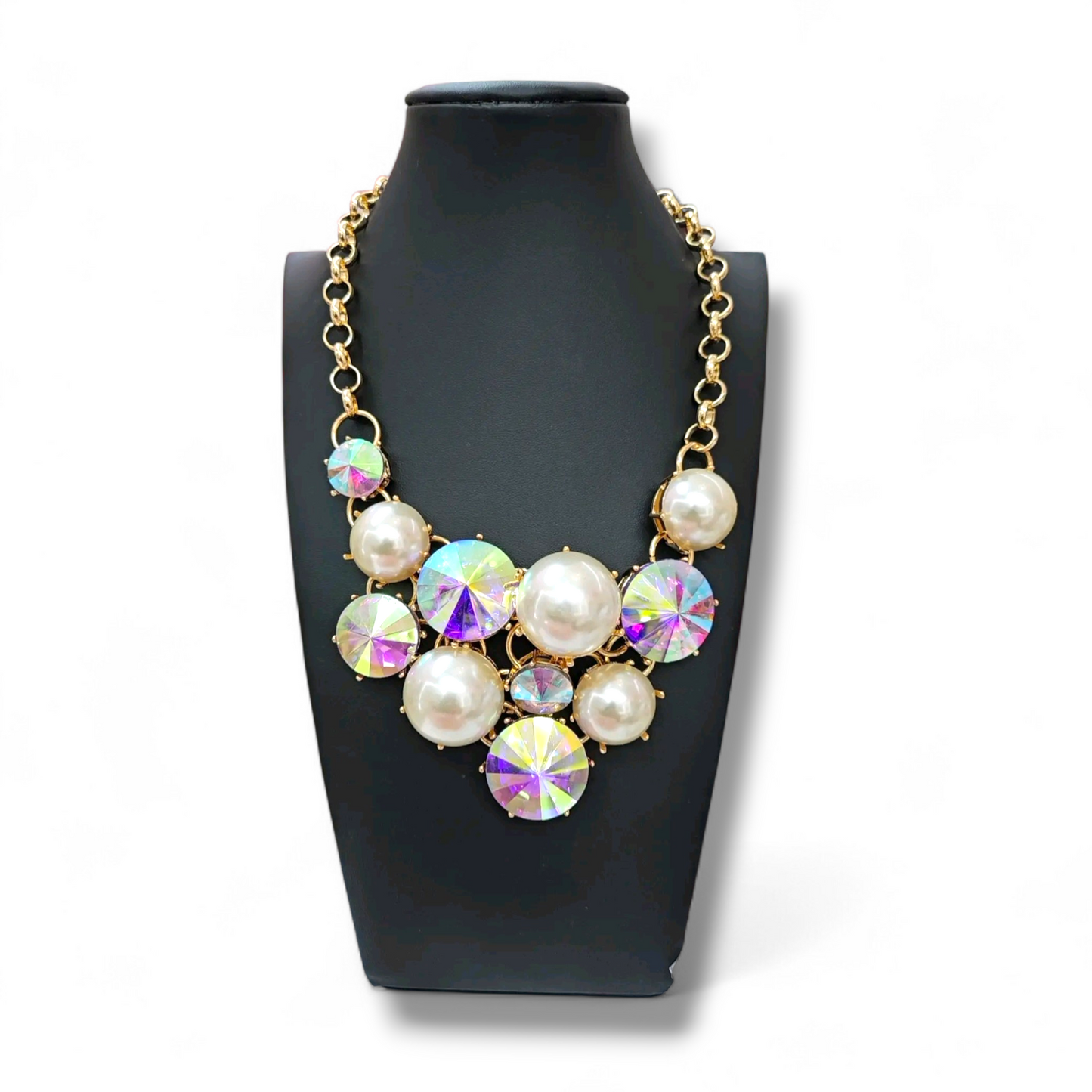 Chunky AB Pearl necklace