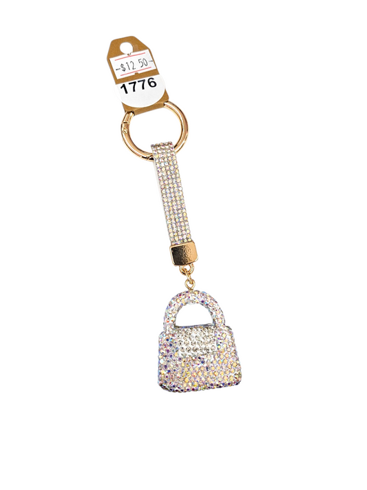 AB Rhinestone Bag Keychain