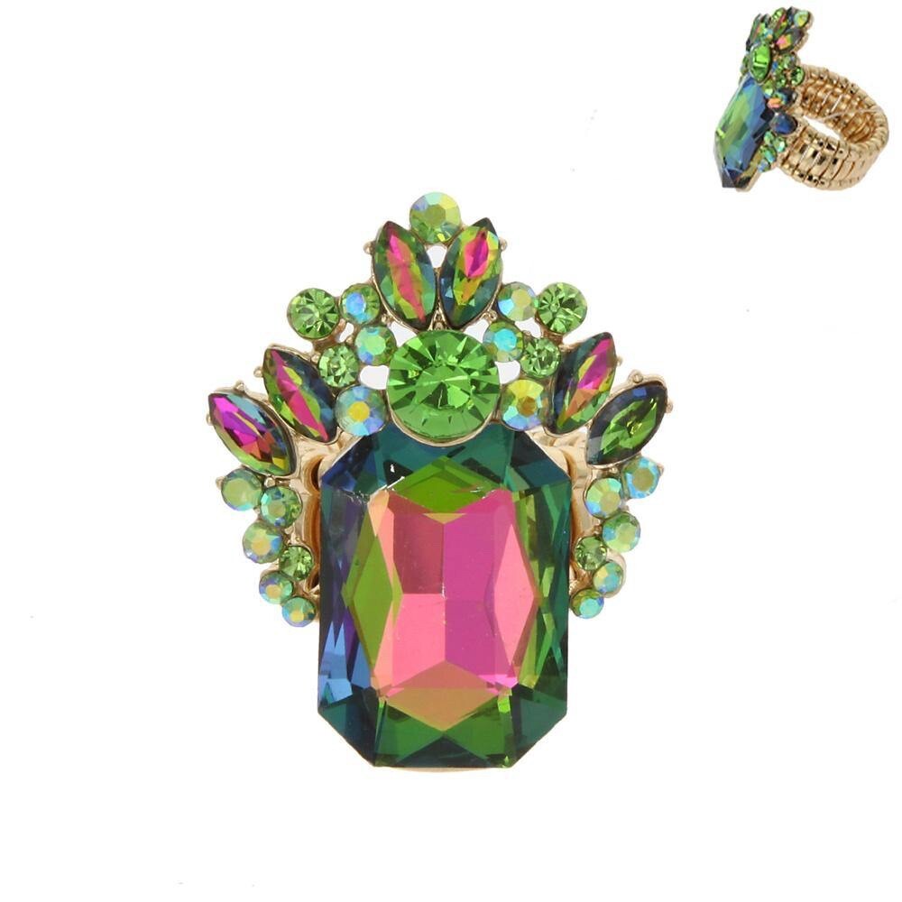 Rectangle Oilslick ring