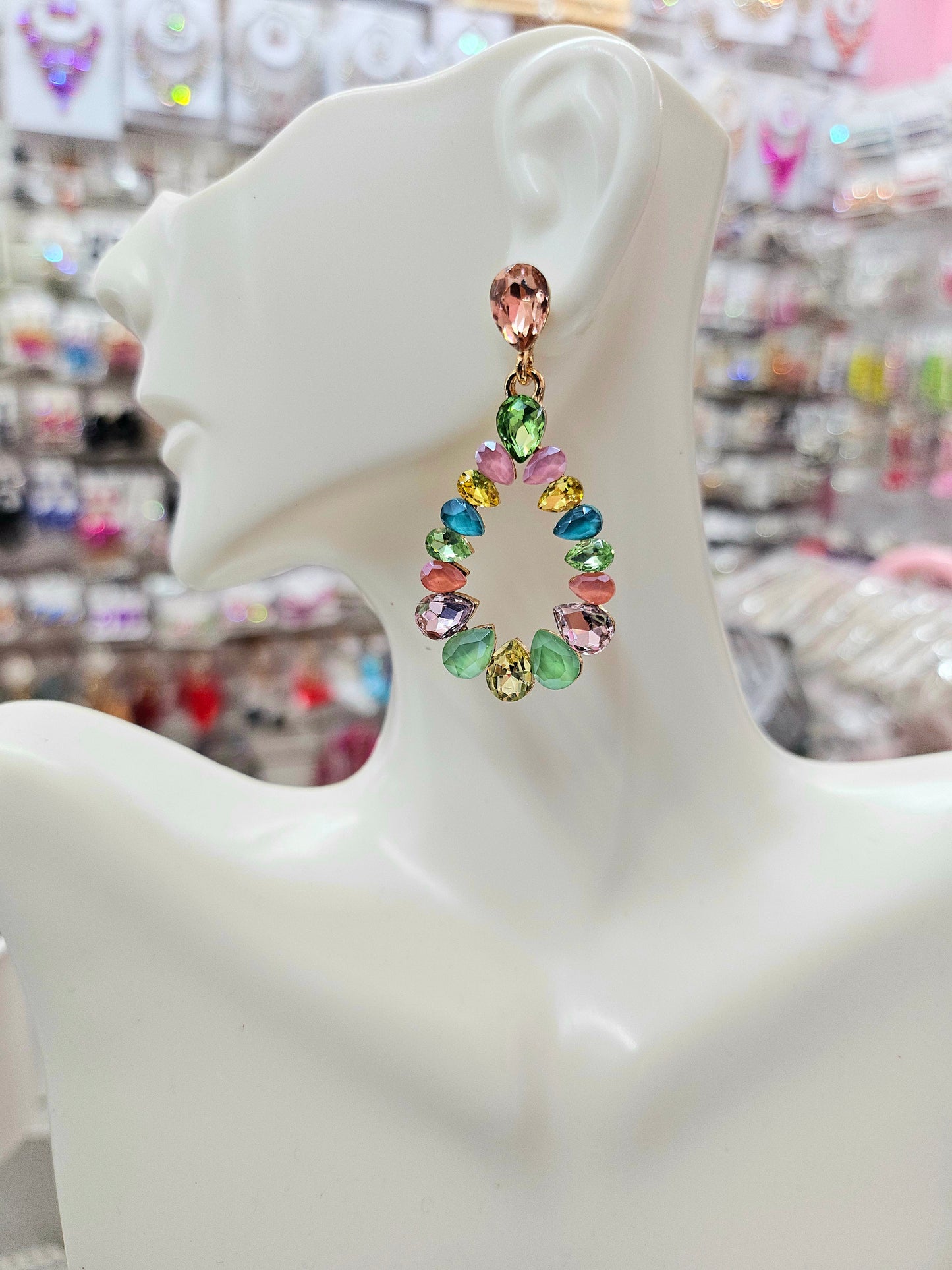 Post Multi Drop earrings