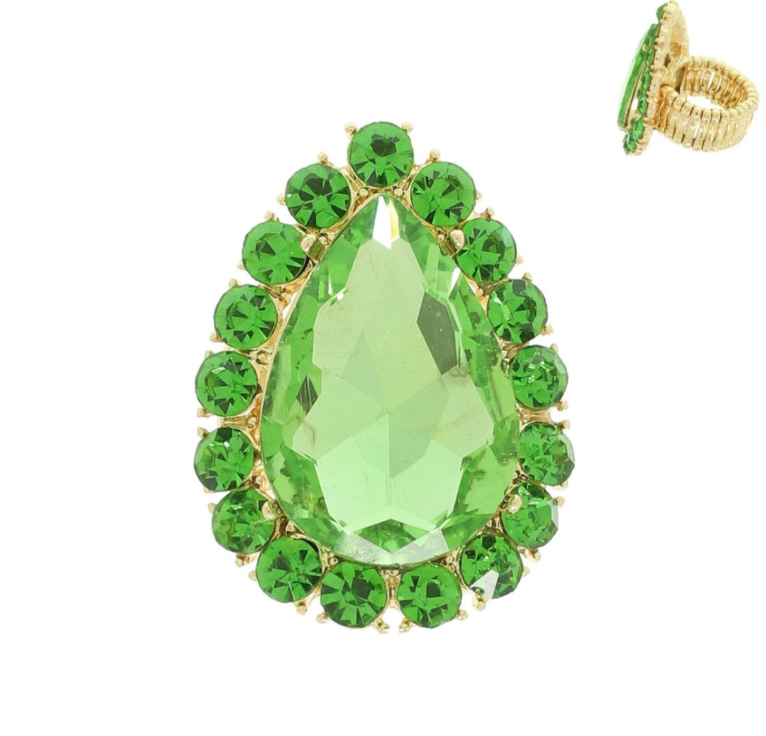 Lime Green Ring