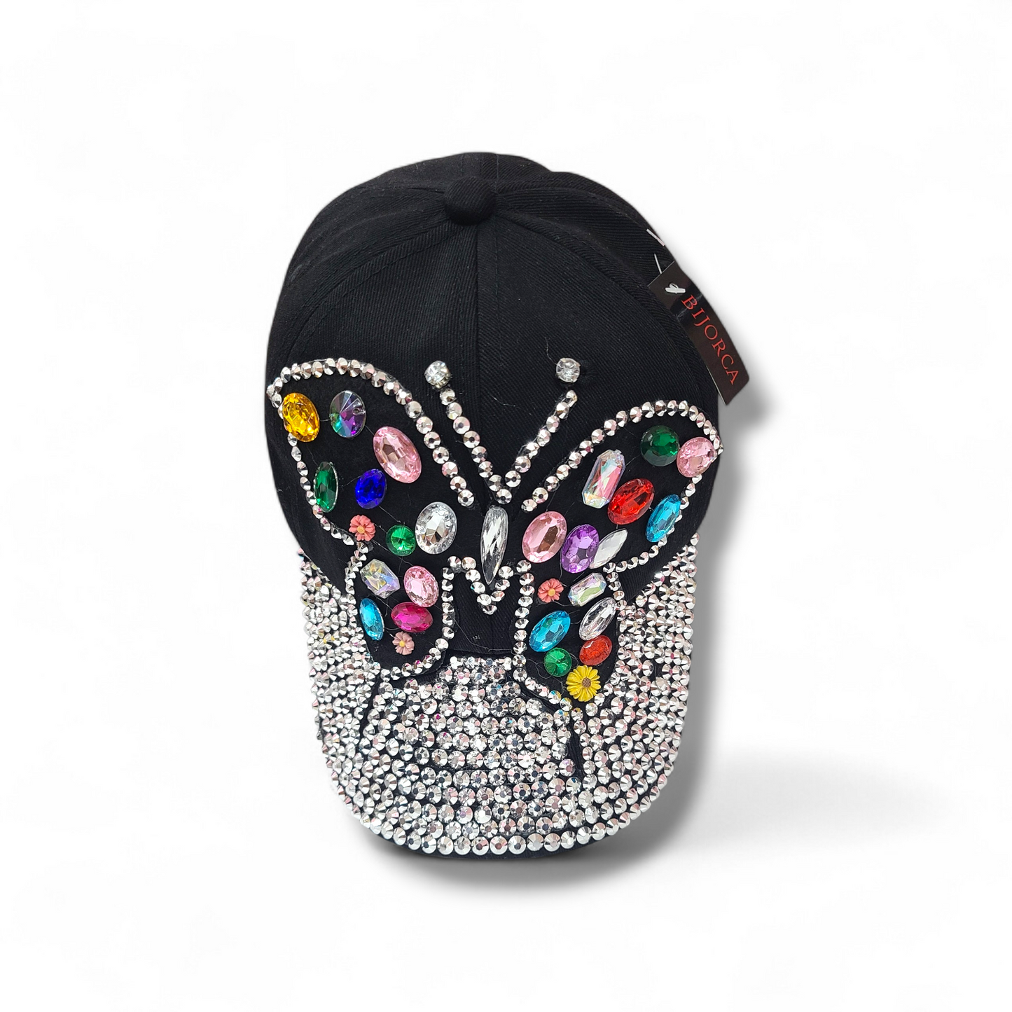 Butterfly multi color cap