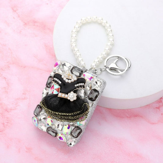 Black Dress Crystal Mirror