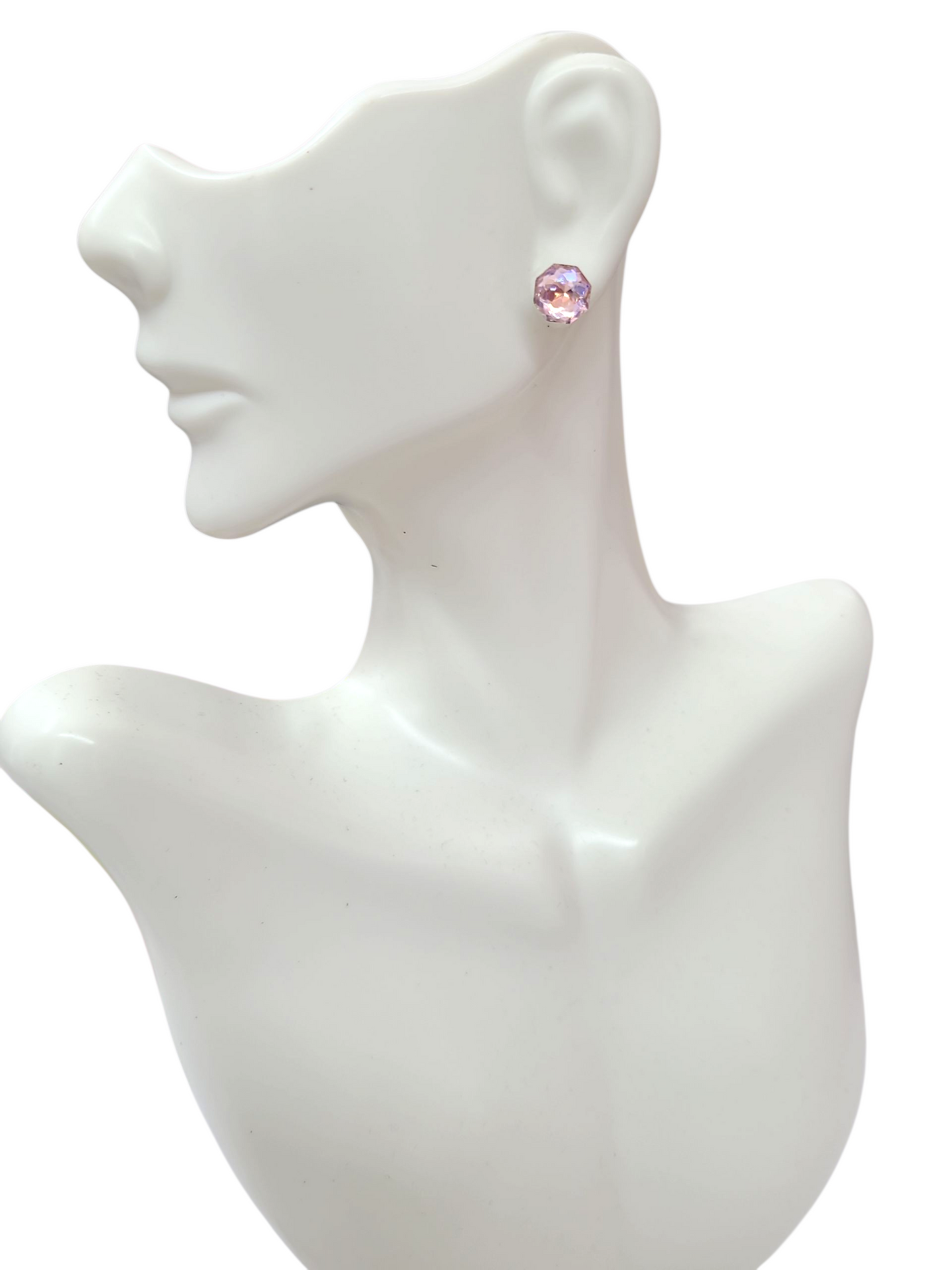Pink Crystal ab studs