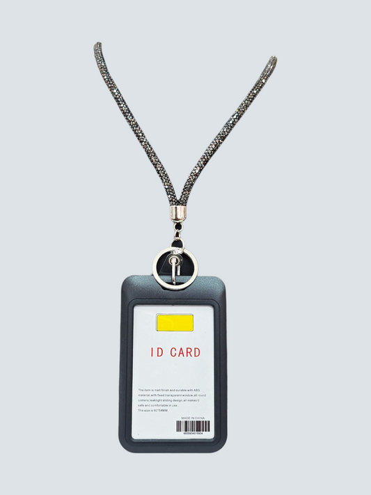 Gunmetal ID Holder