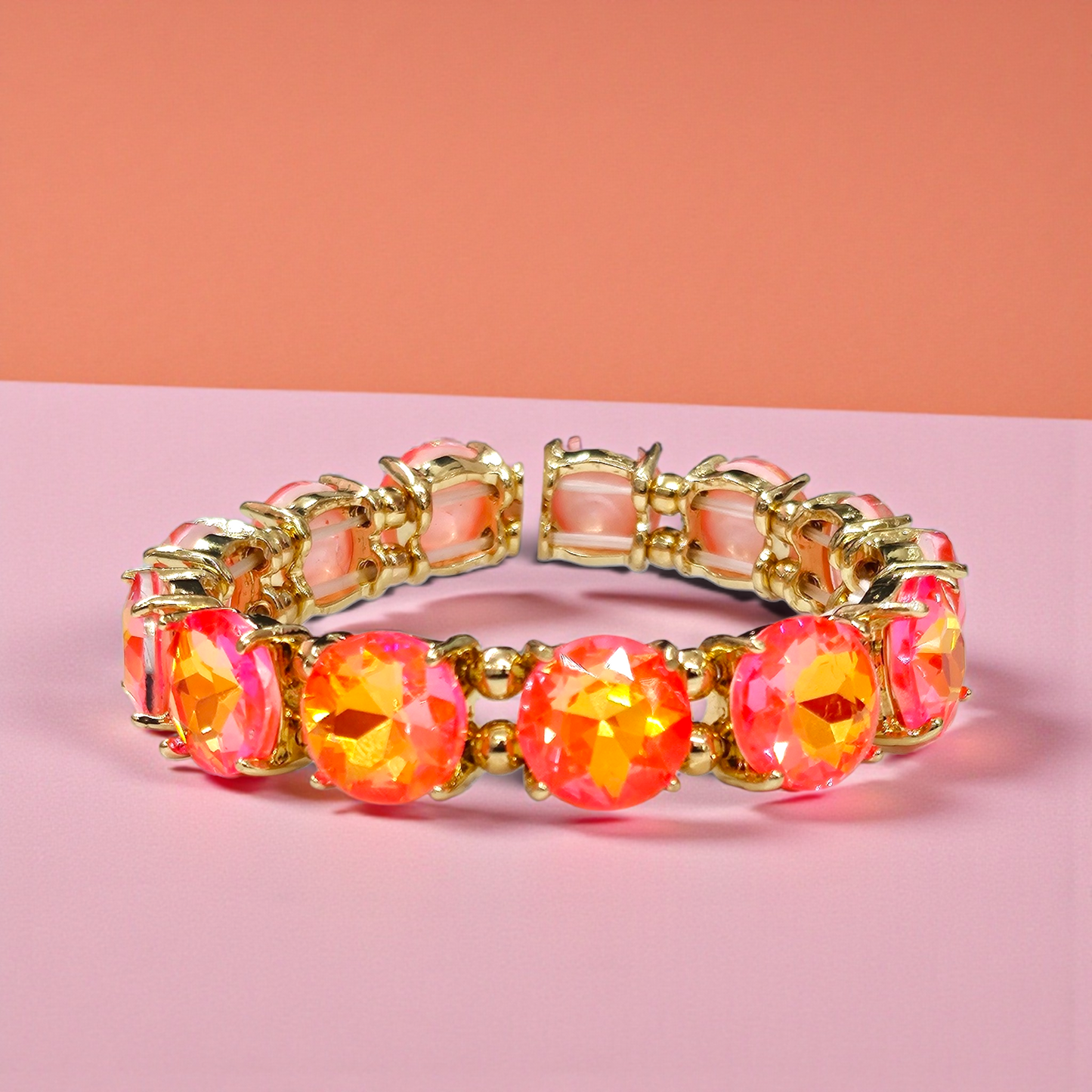 Orange Opal Bracelet