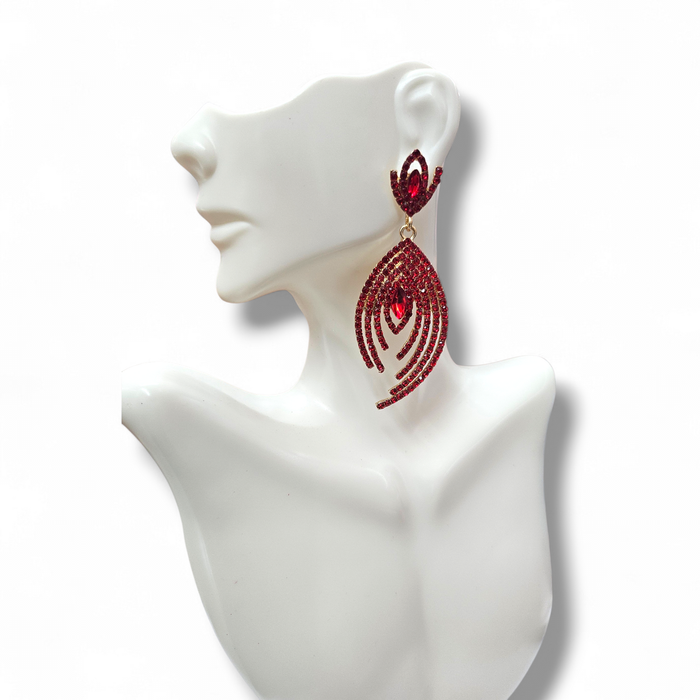 Post Red Earrings