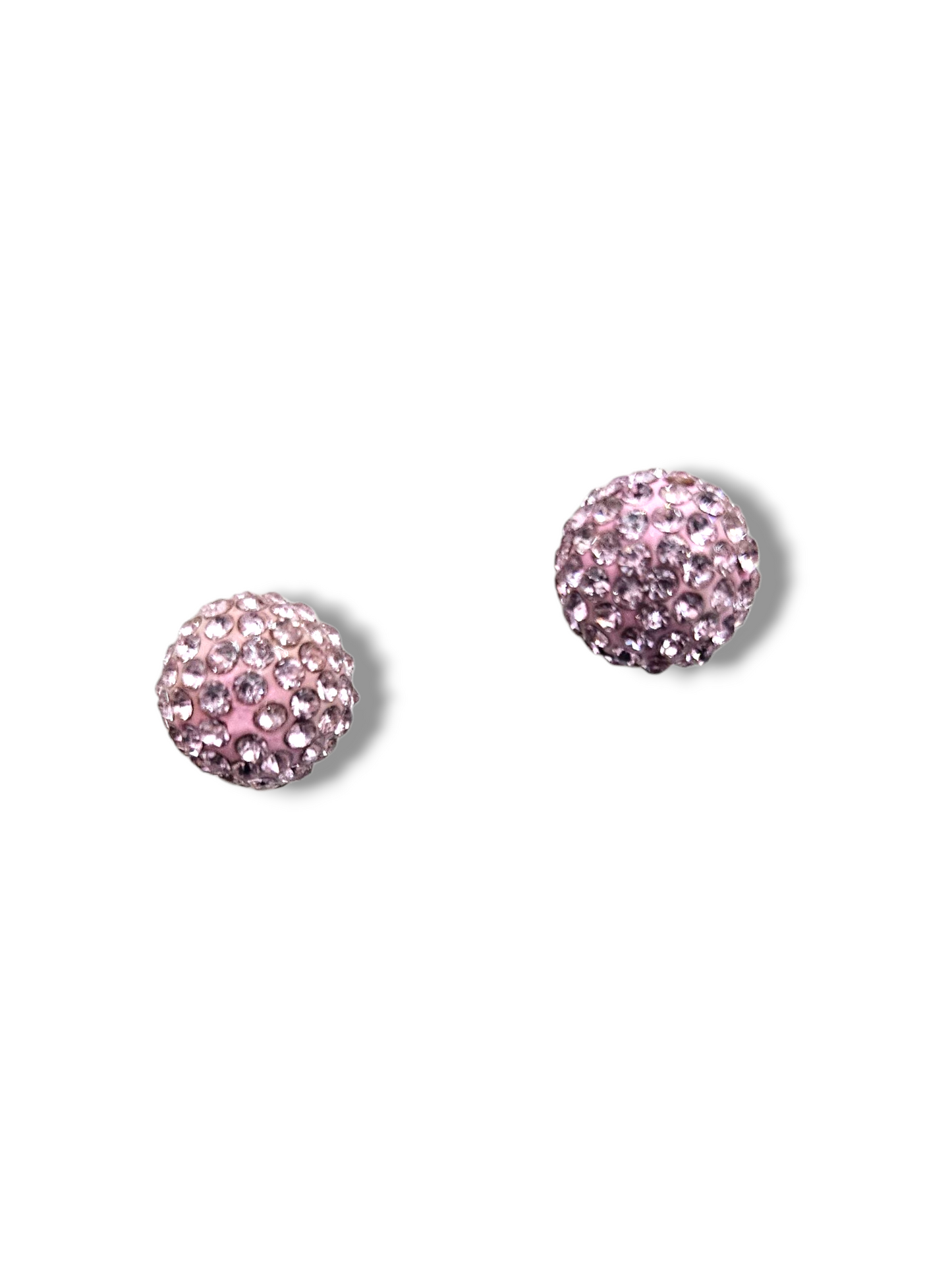 Pink ceramic studs