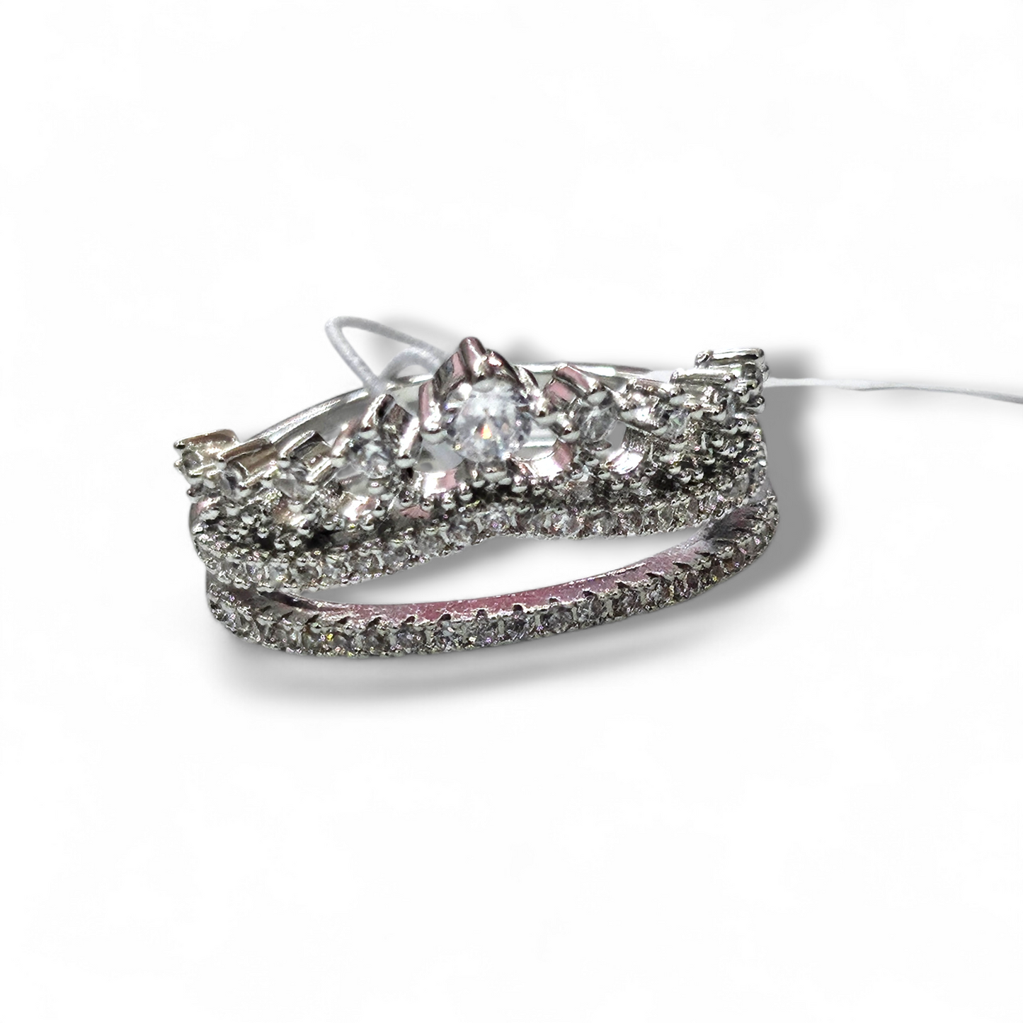 Size 10 silver tiara