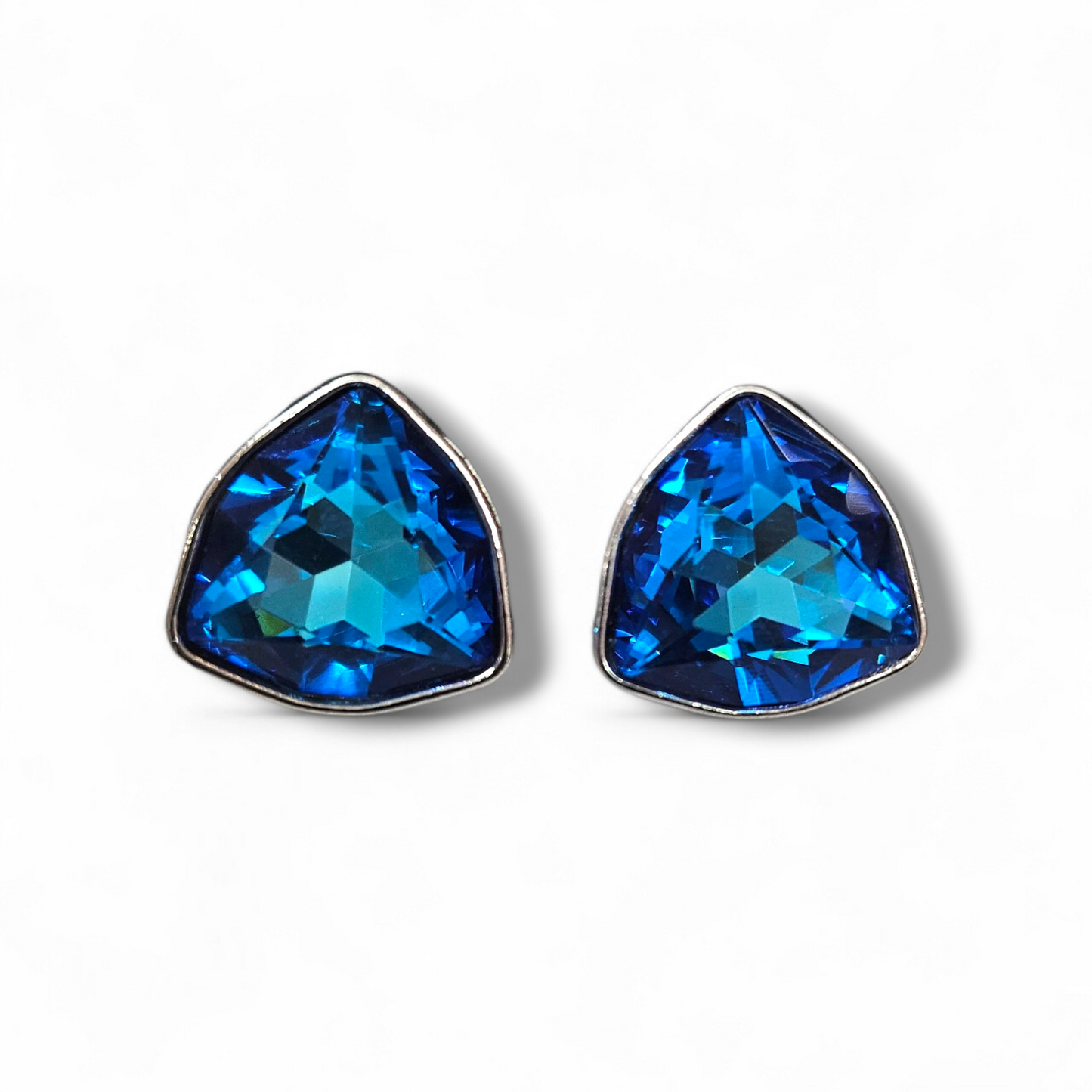 Rhodium Crystal studs