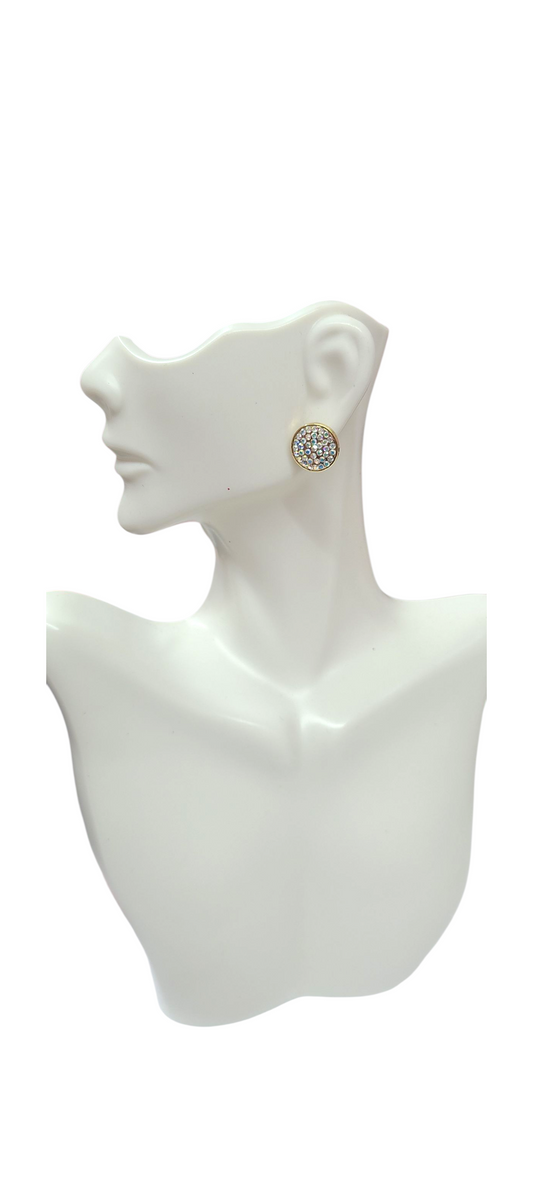 Gold iridescent studs