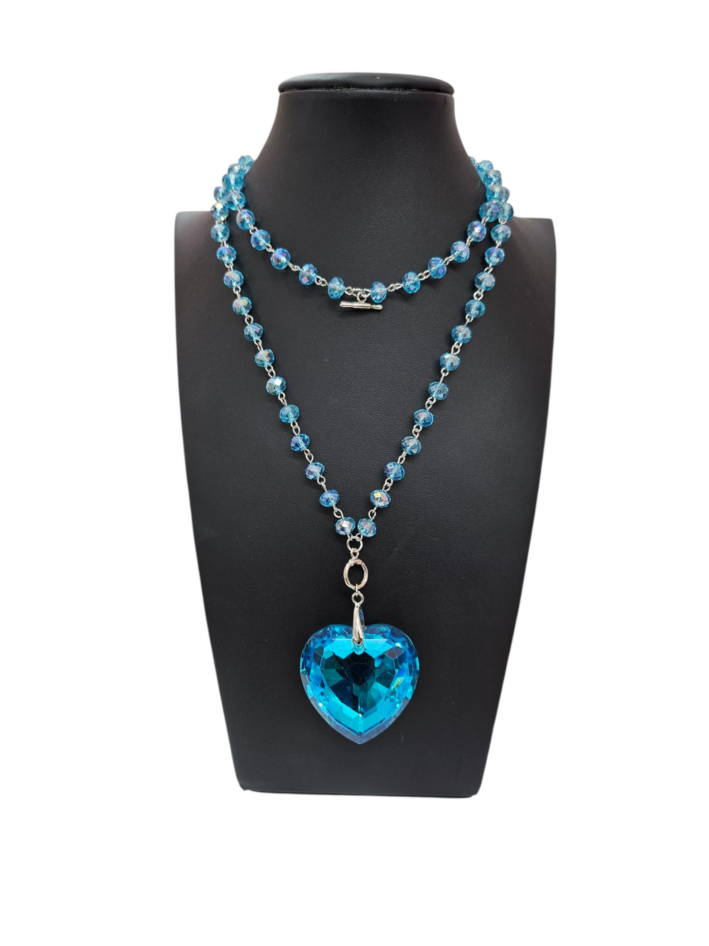 Light Blue Heart Necklace
