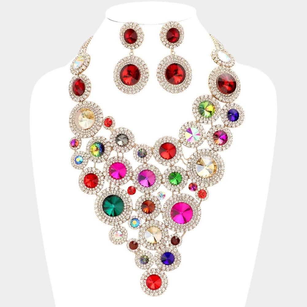 Statement Multi Gold Necklace