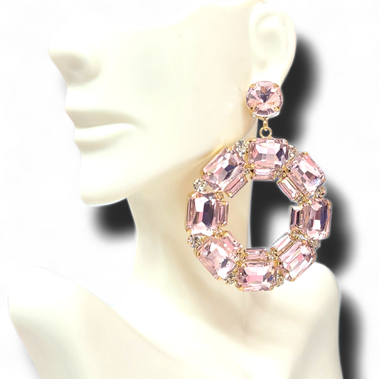 Light pink earrings