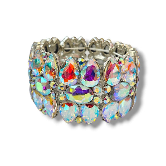 rhodium AB Bracelet