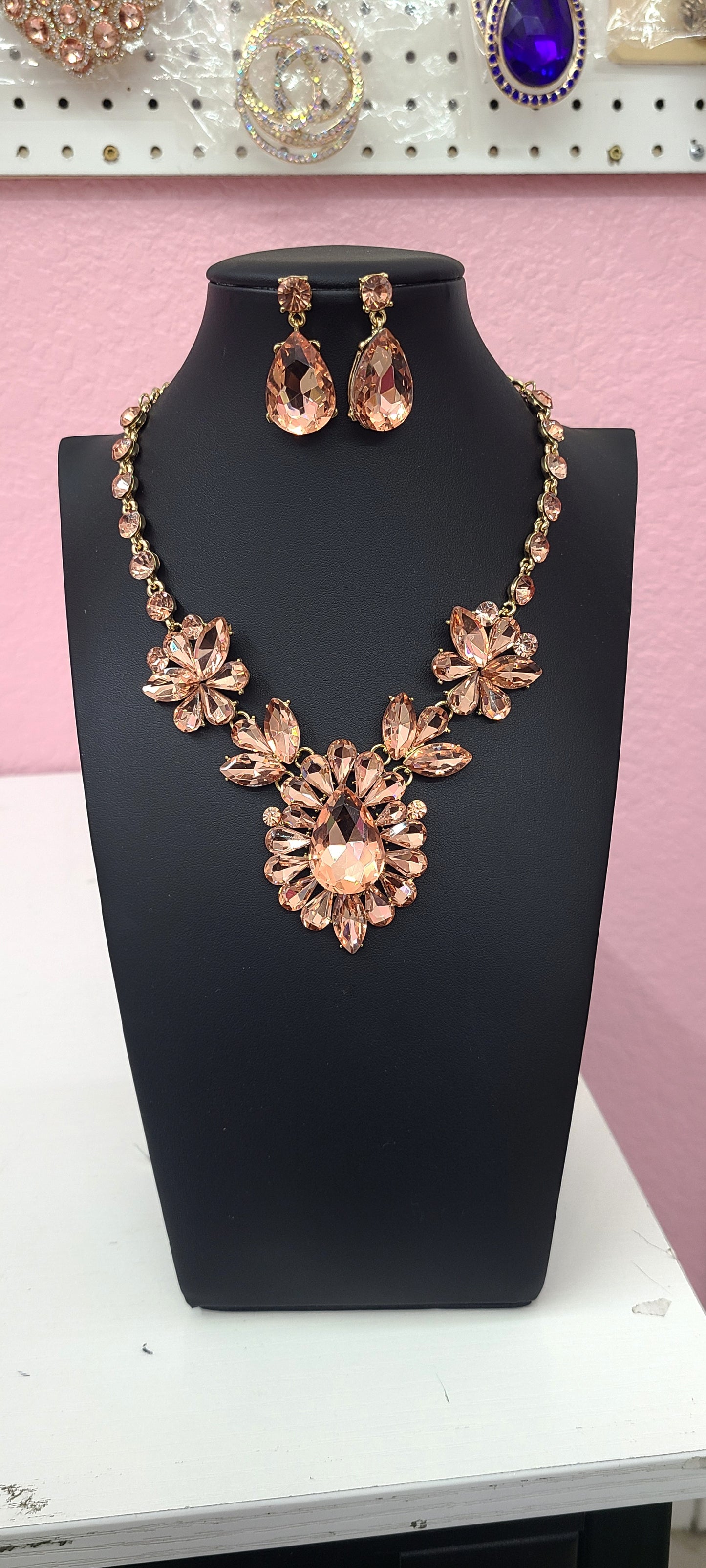 Rose Gold Statement Necklace