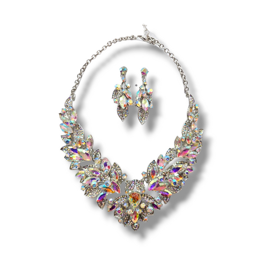 Silver AB necklace