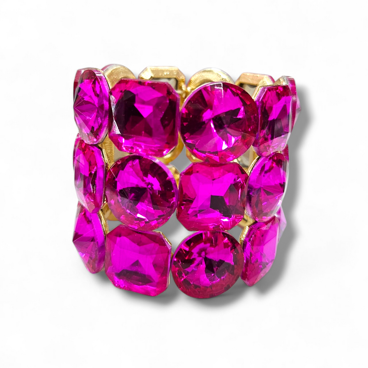 Statement Hot Pink Bracelet