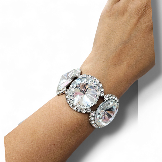 Clear Silver Bracelet