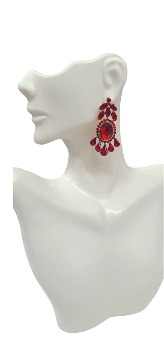 Red Drop earrings