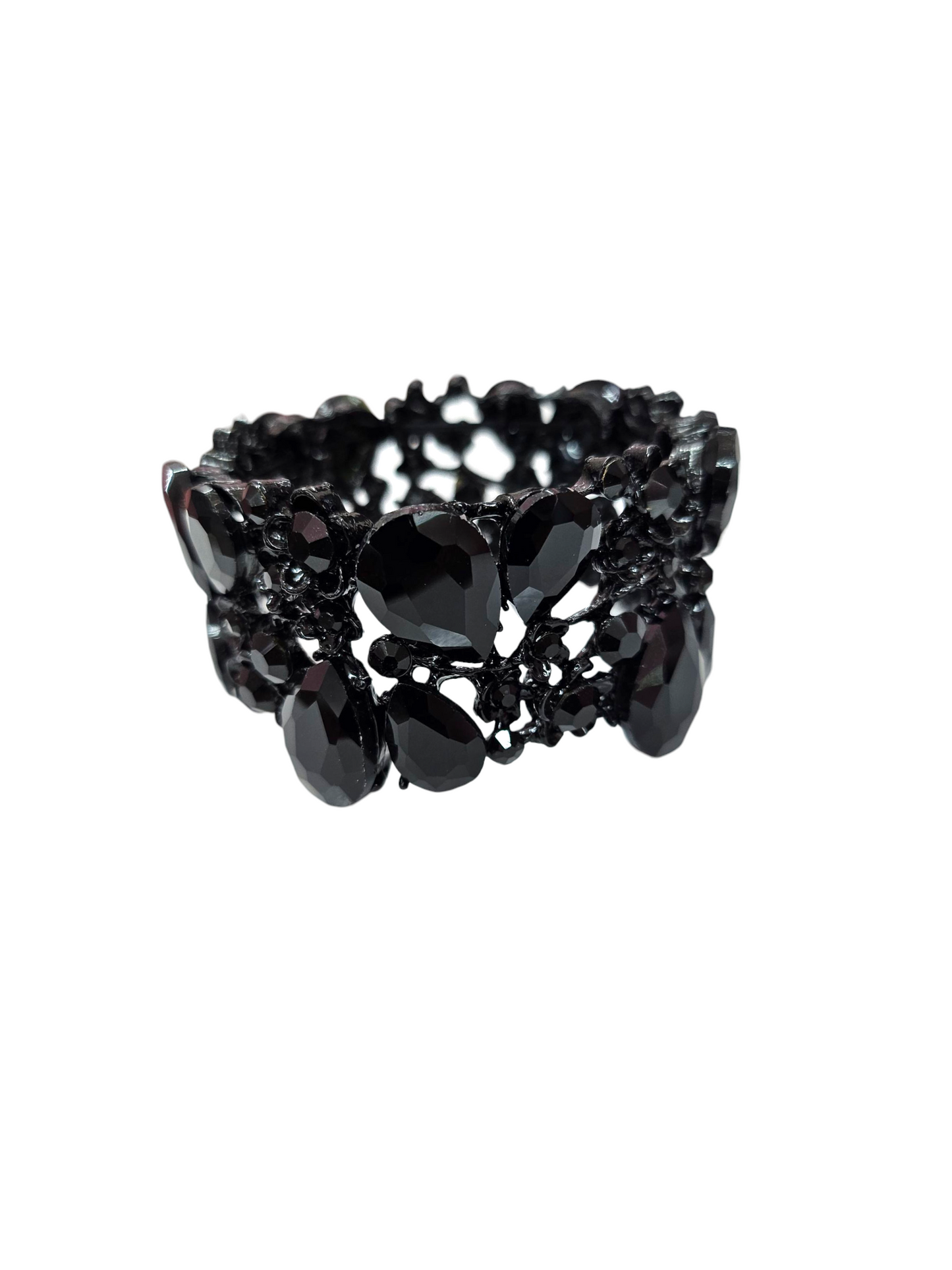 Black Rhinestone Bracelet