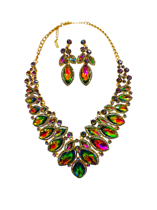 Statement Oilslick Necklace