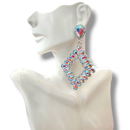 Post Ab Diamond Earrings