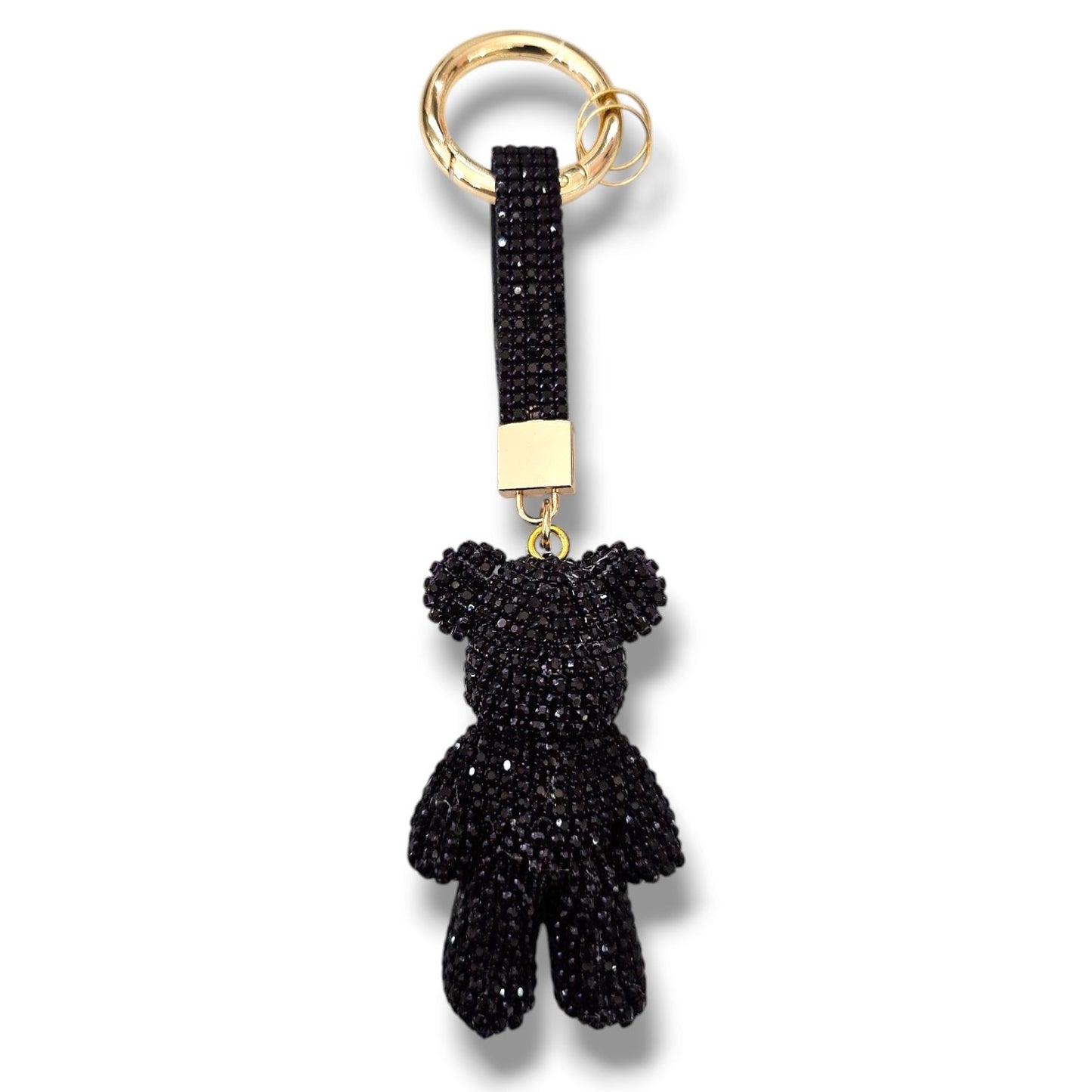 Black Teddy Keychain