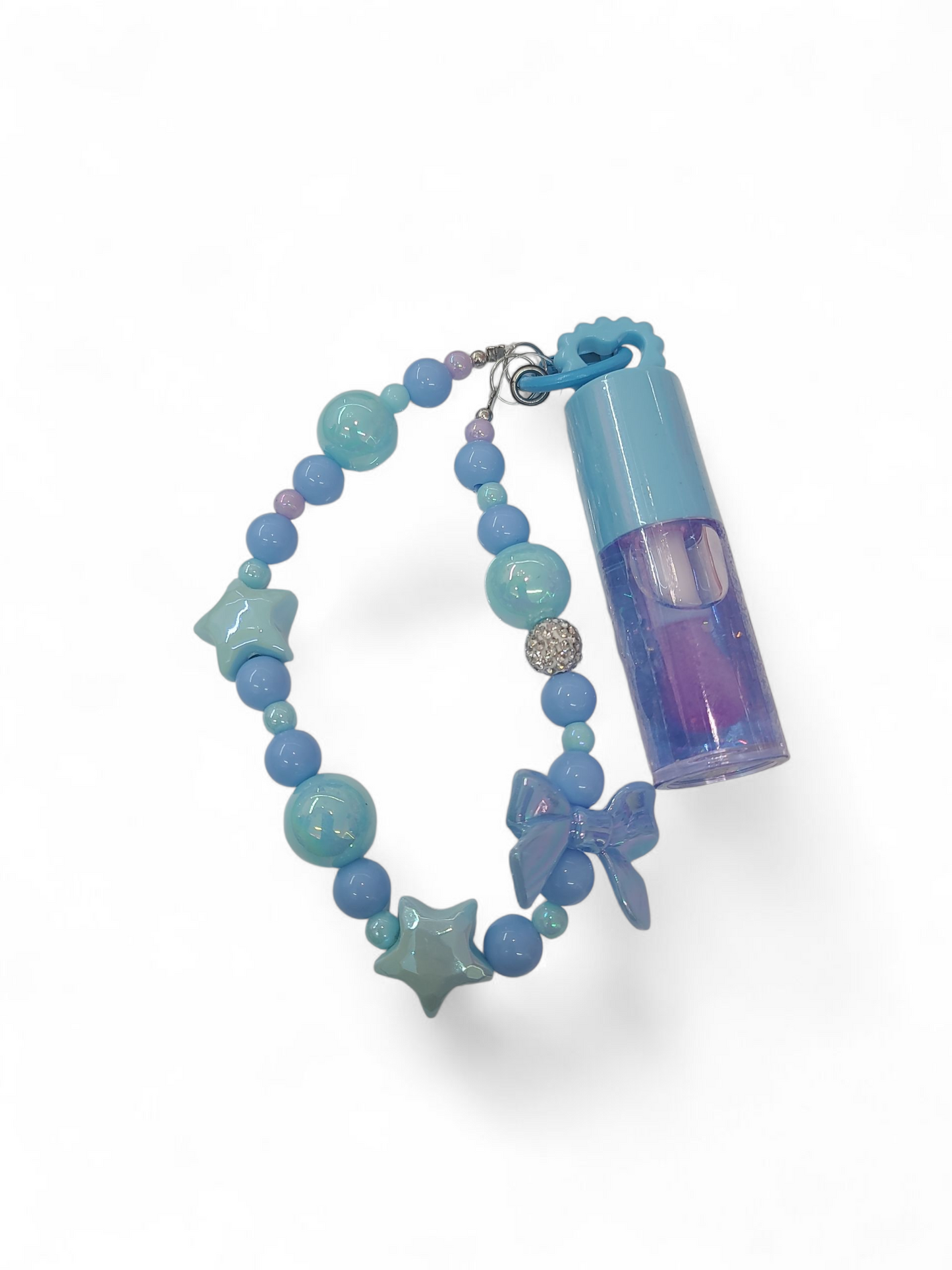 Blue Lip Oil Keychain