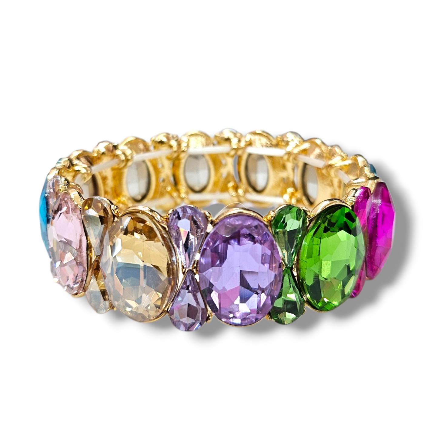 Multi Rhinestone Rhinestone Bracelet