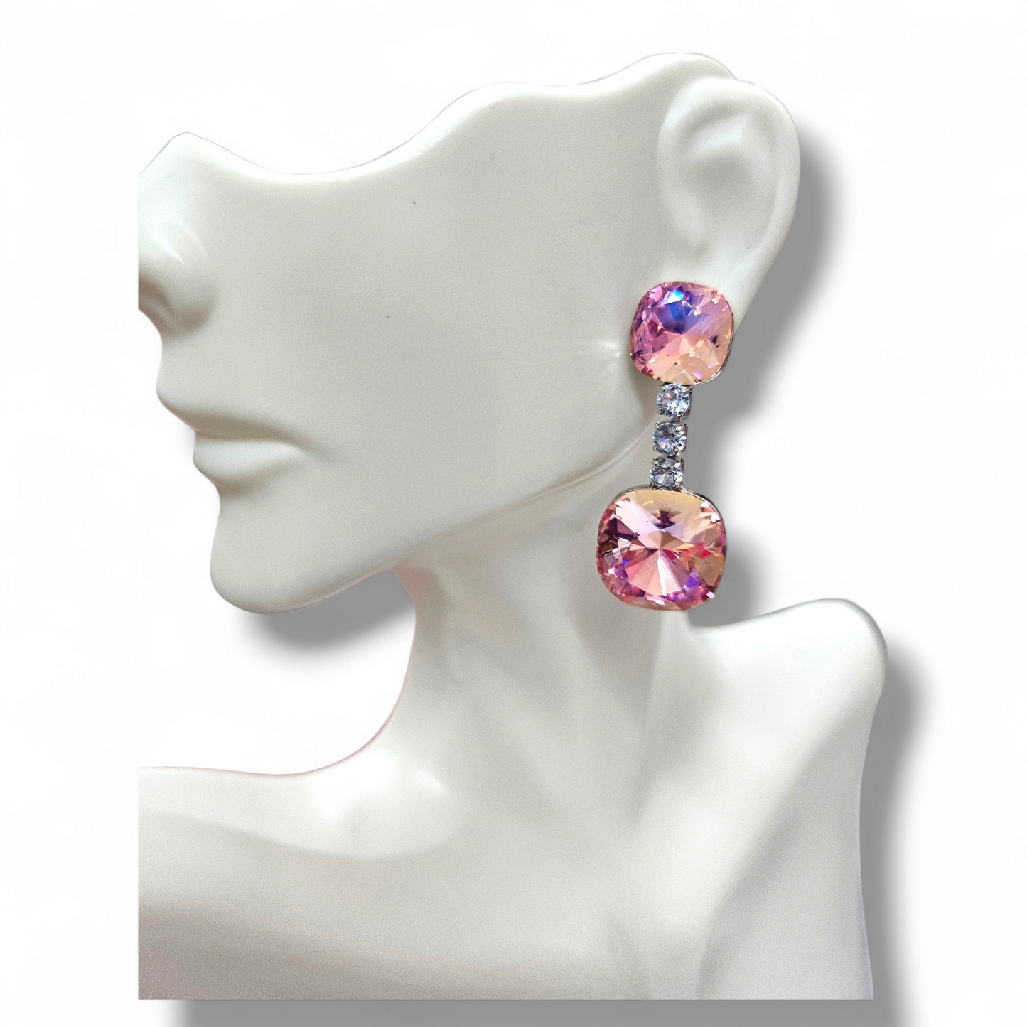 Crystal Zirconia Drop earrings
