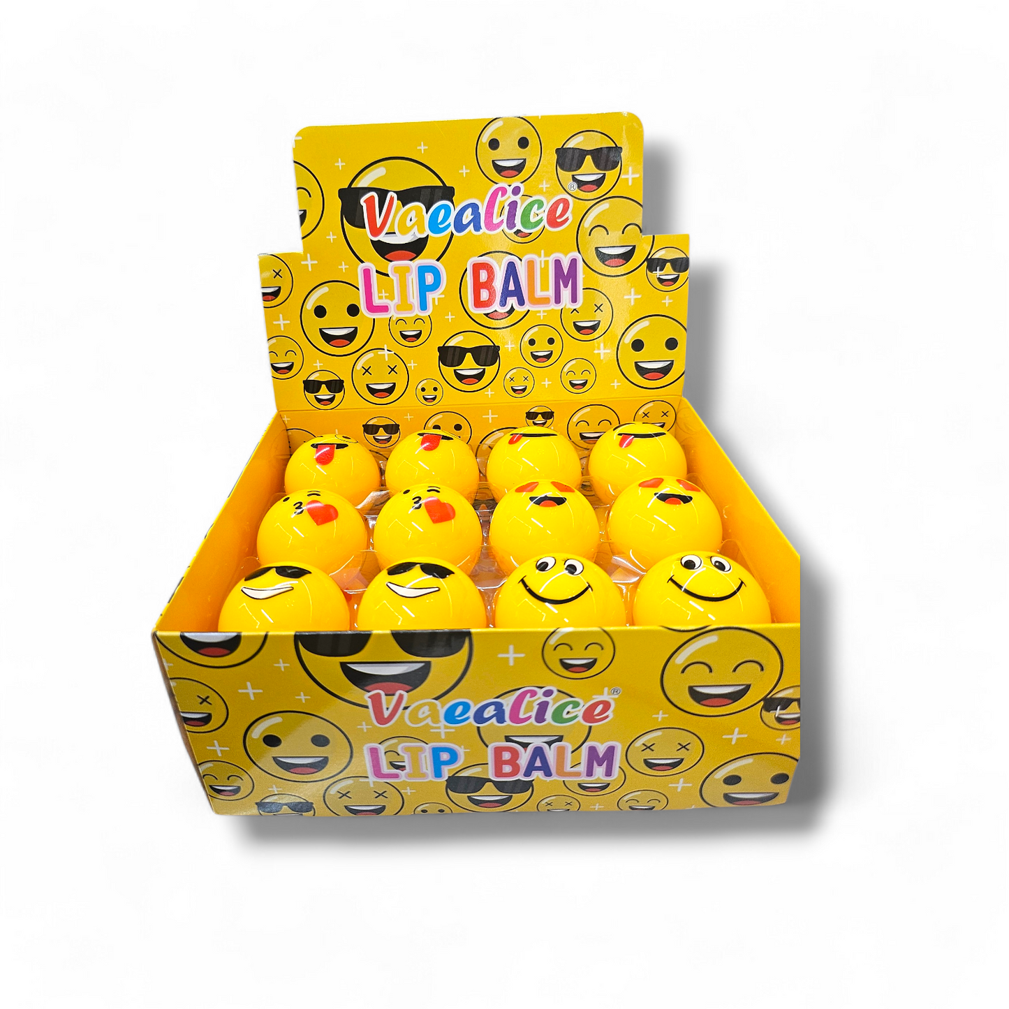 24 Piece Happy Face  Lip Balm