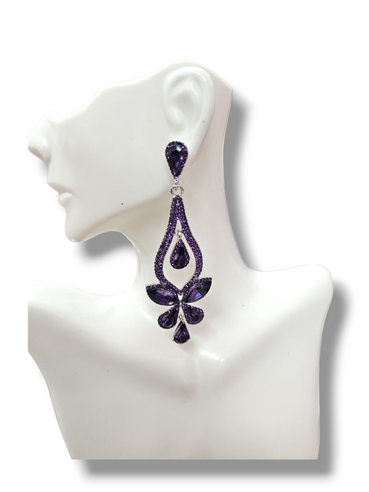 Purple Butterfly earrings